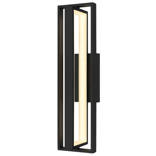 Alteck - AW0054-30-W-BK - LED Wall Sconce - IN & OUT - Sand Black