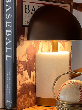 Cora LED Table Lamp in Brass