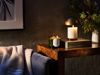 Cora LED Table Lamp in Brass