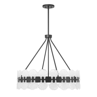 Savoy House - 1-3605-6-89 - Six Light Chandelier - Bancroft - Matte Black