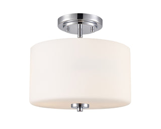 Millennium - 2710WG-CH - Two Light Semi-Flush Mount - Verlana - Chrome