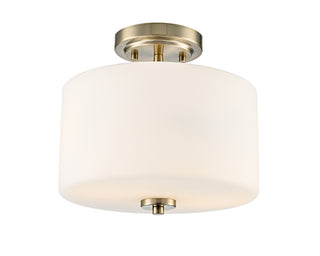 Millennium - 2710WG-MG - Two Light Semi-Flush Mount - Verlana - Modern Gold