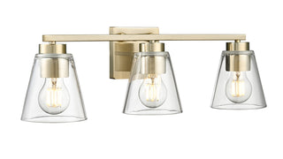 Millennium - 64003-MG - Three Light Vanity - Strayhan - Modern Gold