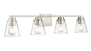 Millennium - 64004-BN - Four Light Vanity - Strayhan - Brushed Nickel