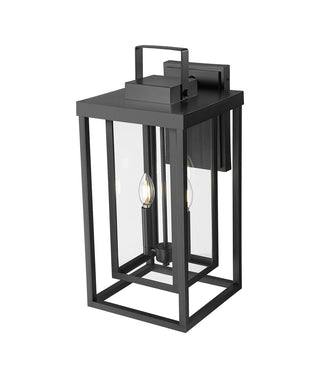 Millennium - 901002-PBK - Two Light Outdoor Wall Lantern - McDonough - Powder Coated Black