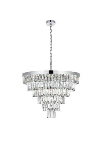 Elegant Lighting - 1060D27C - 13 Light Chandelier - Josephine - Chrome and Clear