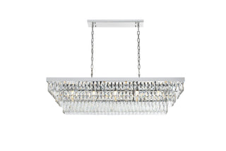 Elegant Lighting - 1060G48C - 17 Light Chandelier - Josephine - Chrome and Clear