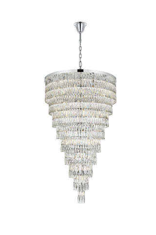 Elegant Lighting - 1060SR41C - 61 Light Chandelier - Josephine - Chrome and Clear