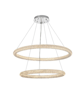 Elegant Lighting - 3800G42C - LED Chandelier - Bowen - Chrome