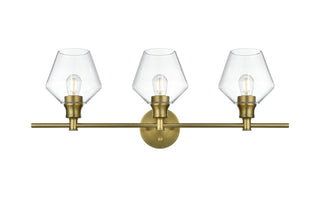 Elegant Lighting - LD2316SG - Three Light Wall Sconce - Gene - Satin Gold