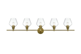 Elegant Lighting - LD2324SG - Five Light Wall Sconce - Gene - Satin Gold