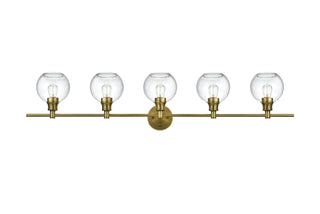 Elegant Lighting - LD2326SG - Five Light Wall Sconce - Collier - Satin Gold