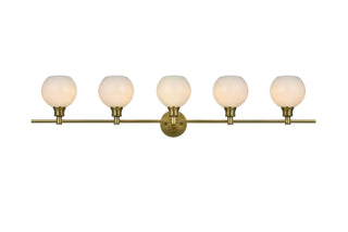 Elegant Lighting - LD2327SG - Five Light Wall Sconce - Collier - Satin Gold