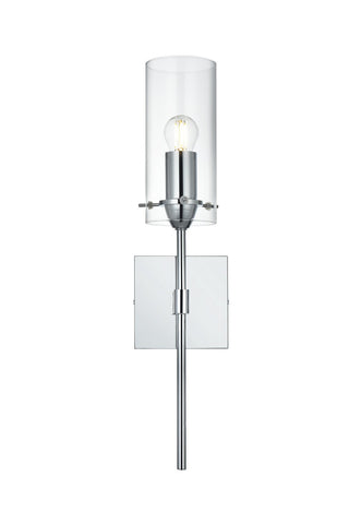 Elegant Lighting - LD2361C - One Light Wall Sconce - Elsreth - Chrome and Clear