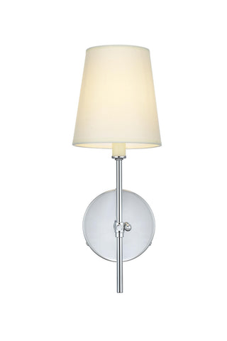 Elegant Lighting - LD6004W6C - One Light Wall Sconce - Mel - Chrome and White