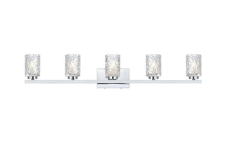 Elegant Lighting - LD7029W41C - Five Light Wall Sconce - Cassie - Chrome and Clear