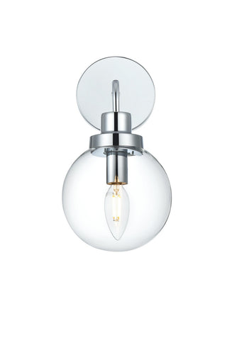 Elegant Lighting - LD7031W8C - One Light Wall Sconce - Hanson - Chrome and Clear