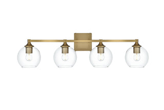 Elegant Lighting - LD7308W33SG - Four Light Wall Sconce - Eero - Satin Gold and Clear