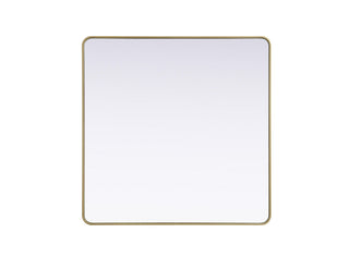 Elegant Lighting - MR8A4848BRA - Mirror - Remy - Brass