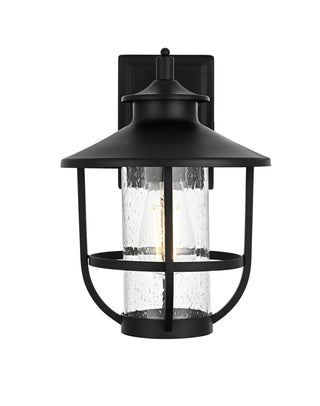 Elegant Lighting - OD314W13BK - One Light Outdoor Wall Sconce - Janney - Black