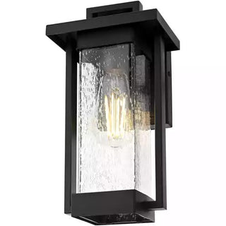 Elegant Lighting - OD319W12BK - One Light Outdoor Wall Sconce - Tilton - Black