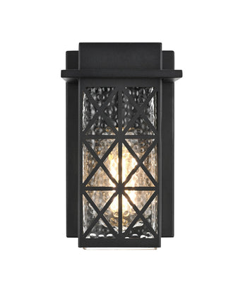Elegant Lighting - OD361W9BK - One Light Outdoor Wall Sconce - Wildey - Black