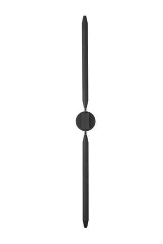 Elegant Lighting - OD401W50BK - LED Outdoor Wall Sconce - Odin - Black