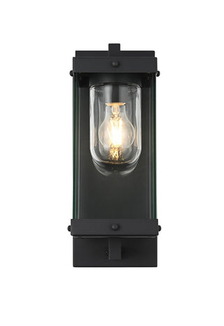 Elegant Lighting - OD409W15BK - One Light Outdoor Wall Sconce - Keaton - Black