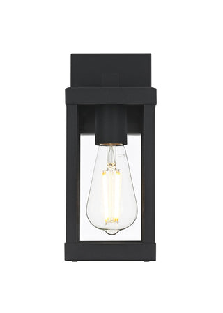 Elegant Lighting - OD413W11BK - One Light Outdoor Wall Sconce - Peter - Black