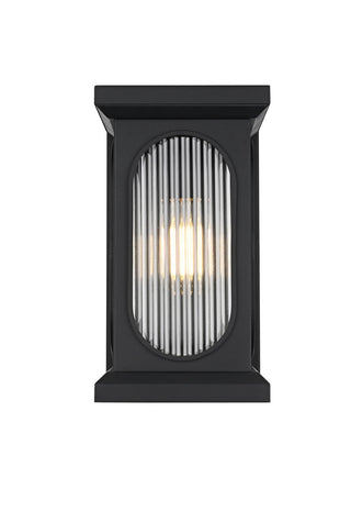 Elegant Lighting - OD417W14BK - One Light Outdoor Wall Sconce - Sevyn - Black
