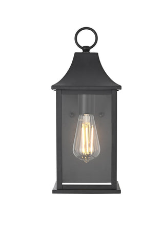 Elegant Lighting - OD503W15BK - One Light Outdoor Wall Sconce - Shepard - Black
