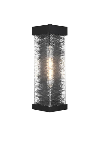 Elegant Lighting - OD370W16BK - One Light Outdoor Wall Sconce - Swain - Black