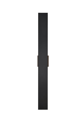 Elegant Lighting - OD506W40BK - LED Outdoor Wall Sconce - Waylen - Black