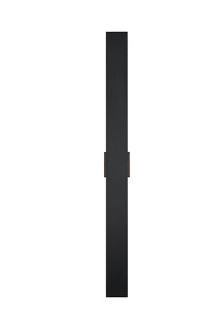 Elegant Lighting - OD506W48BK - LED Outdoor Wall Sconce - Waylen - Black