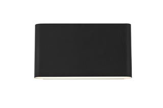 Elegant Lighting - OD509W6BK - LED Outdoor Wall Sconce - Corbin - Black