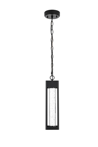 Elegant Lighting - OD604H15BK - LED Outdoor Pendant - Amaris - Black and Clear