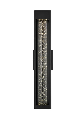 Elegant Lighting - OD604W22BK - LED Outdoor Wall Sconce - Amaris - Black and Clear