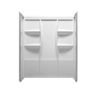 Elegant Lighting - SW1016032GW - Shower Wall Surround - Sterling - Glossy White