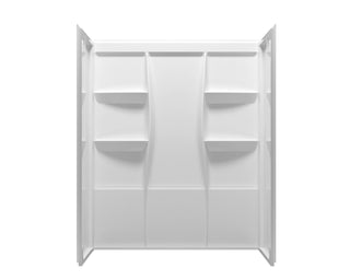 Elegant Lighting - SW1016036GW - Shower Wall Surround - Sterling - Glossy White
