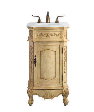 Elegant Lighting - VF10119AB-VW - Single Bathroom Vanity - Danville - Antique beige