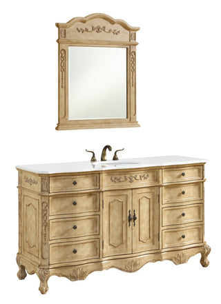 Elegant Lighting - VF101S60AB-VW - Single Bathroom Vanity - Danville - Antique beige
