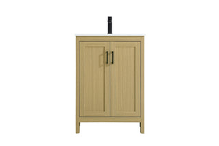 Elegant Lighting - VF25124MHB - Bathroom Vanity - Finnley - Honey Brown