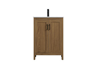 Elegant Lighting - VF25124WB - Bathroom Vanity - Finnley - Walnut Brown