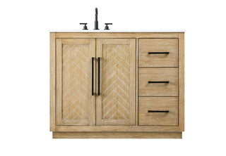Elegant Lighting - VF29042LO - Bathroom Vanity - Chase - Linen Oak
