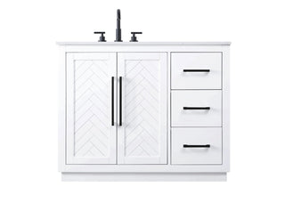 Elegant Lighting - VF29042WH - Bathroom Vanity - Chase - White