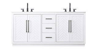 Elegant Lighting - VF29072DWH - Bathroom Vanity - Chase - White