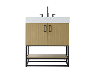 Elegant Lighting - VF29230MHB - Bathroom Vanity - Caroline - Honey Brown