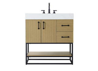 Elegant Lighting - VF29232MHB - Bathroom Vanity - Caroline - Honey Brown