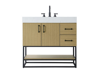 Elegant Lighting - VF29236MHB - Bathroom Vanity - Caroline - Honey Brown