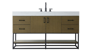 Elegant Lighting - VF29260MCB - Bathroom Vanity - Caroline - Chestnut Brown